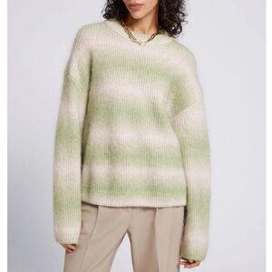 & Other Stories - Ribbed Mohair/Wool Striped Sweater